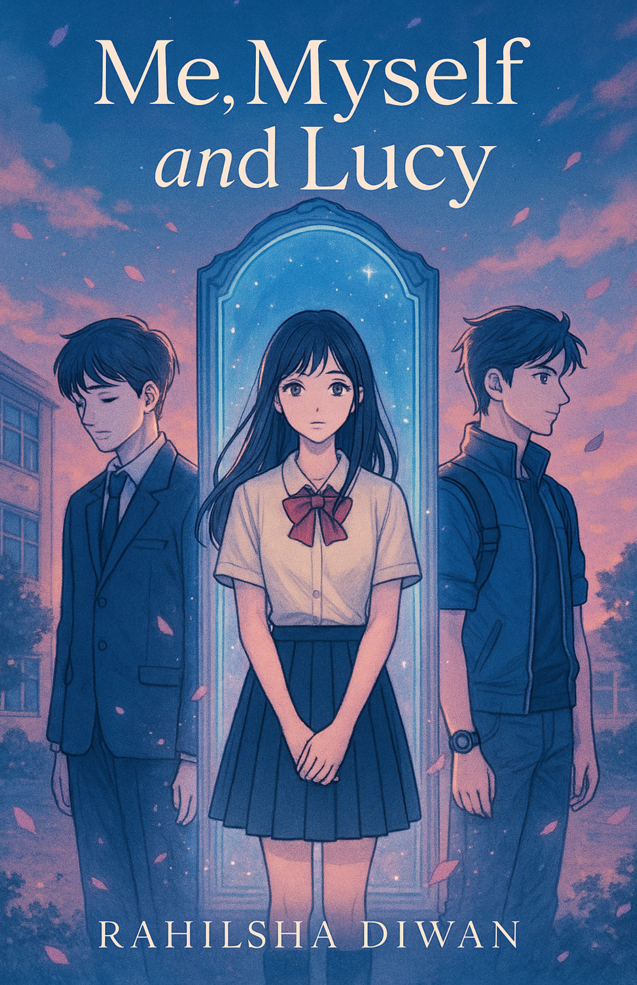 Me Myself and Lucy Book Cover by Rahilsha Diwan